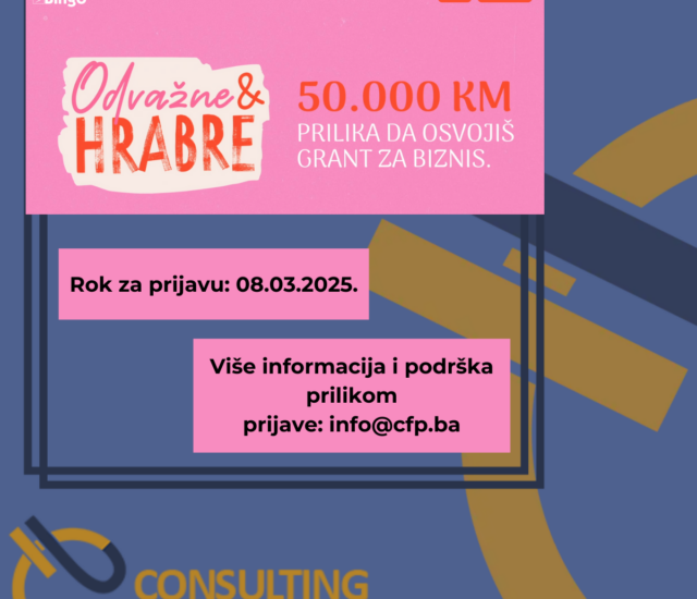 Bingov projekat “Odvažne i hrabre” – Prilika da osvojiš grant za biznis