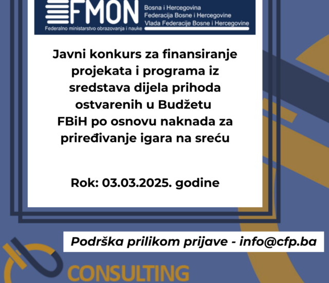 Javni konkurs Federalnog ministarstva obrazovanja i nauke