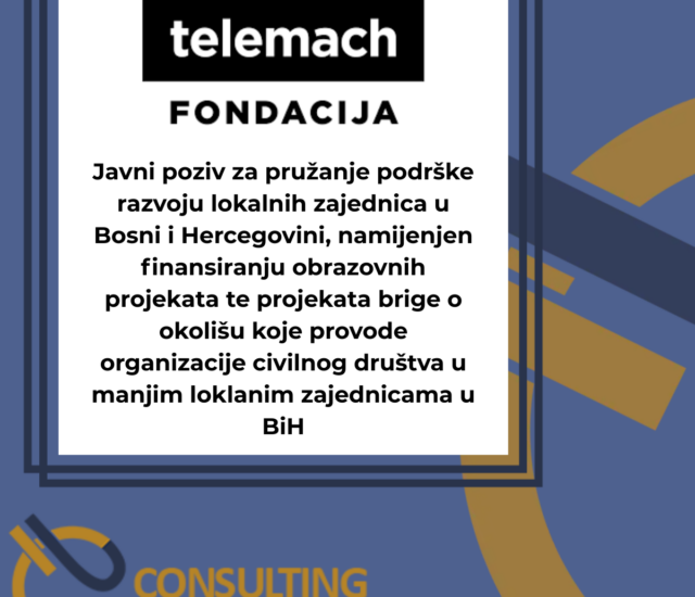 Javni poziv – Telemach fondacija